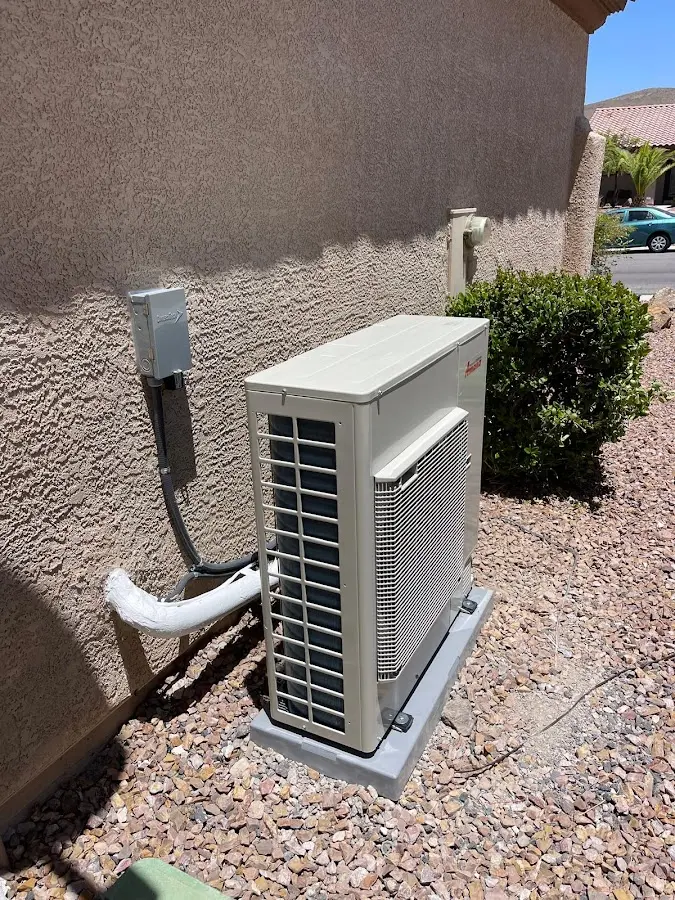 Residential air conditioning condenser unit in Crofton